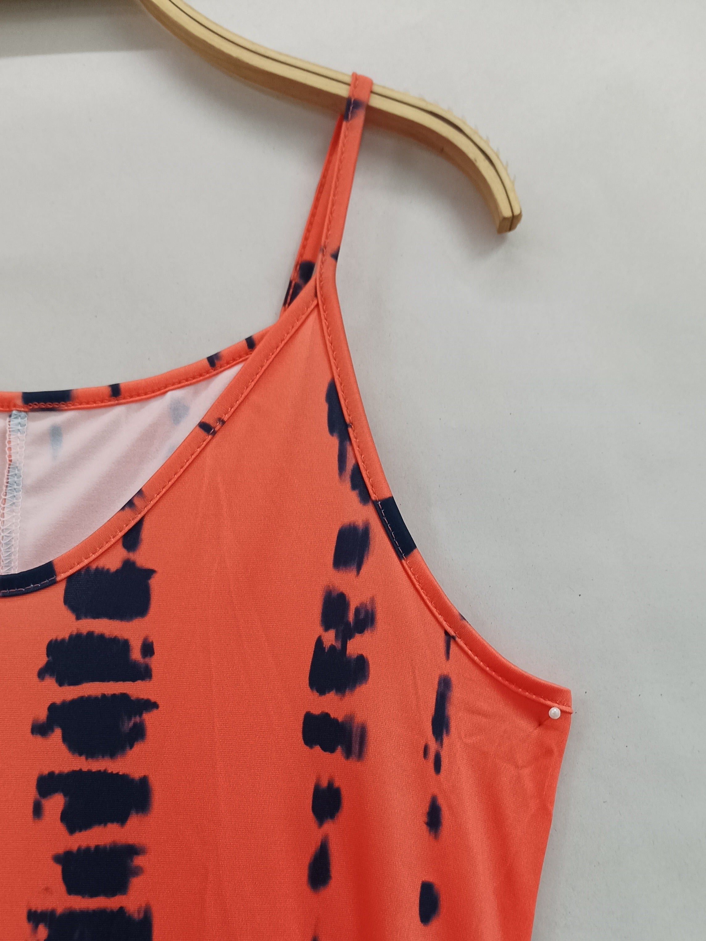 Lariful Orange Print Dress