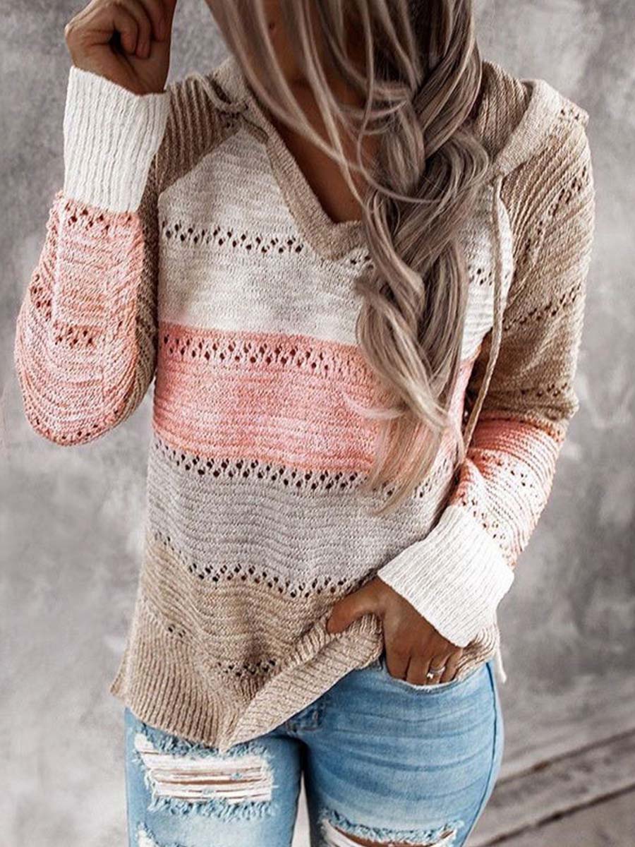 Lariful Hollow Out Knitted Tops