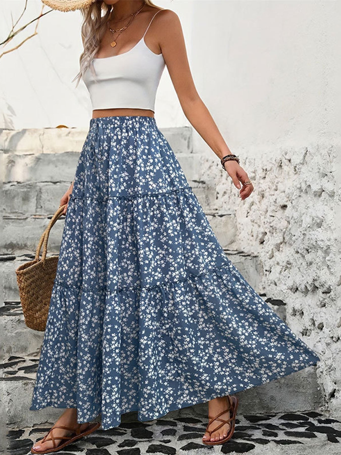 Lariful Delicate Floral Skirt