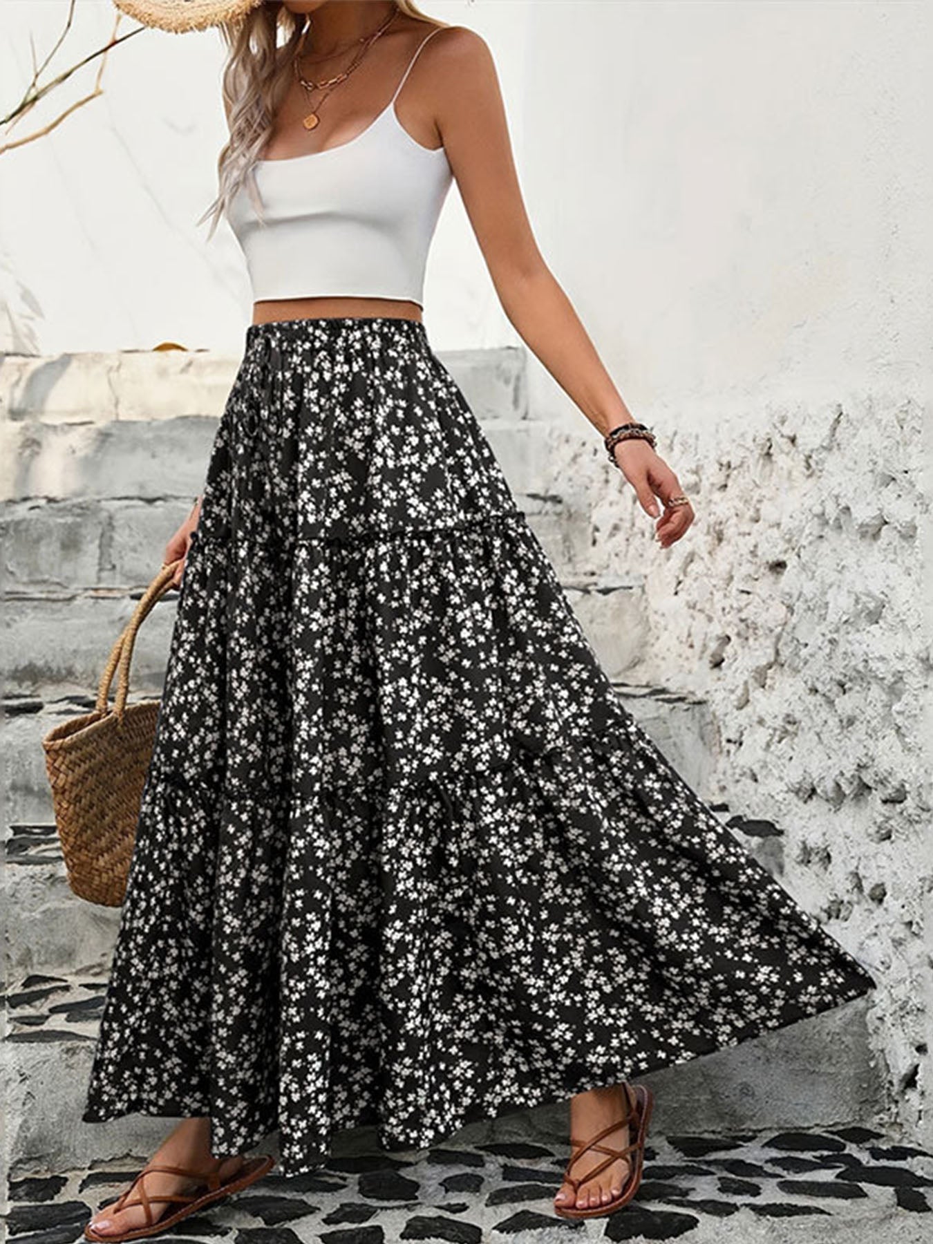 Lariful Delicate Floral Skirt