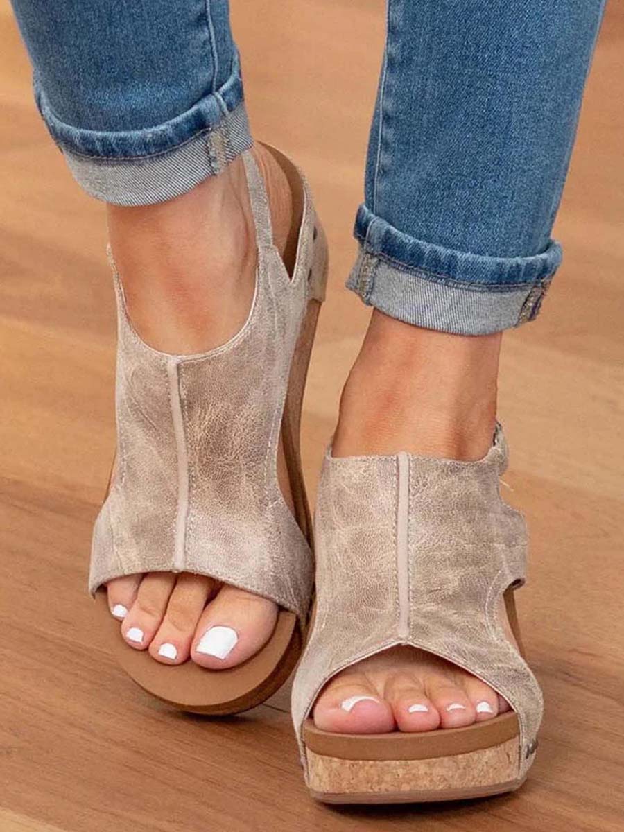 Lariful Wedge Sandals