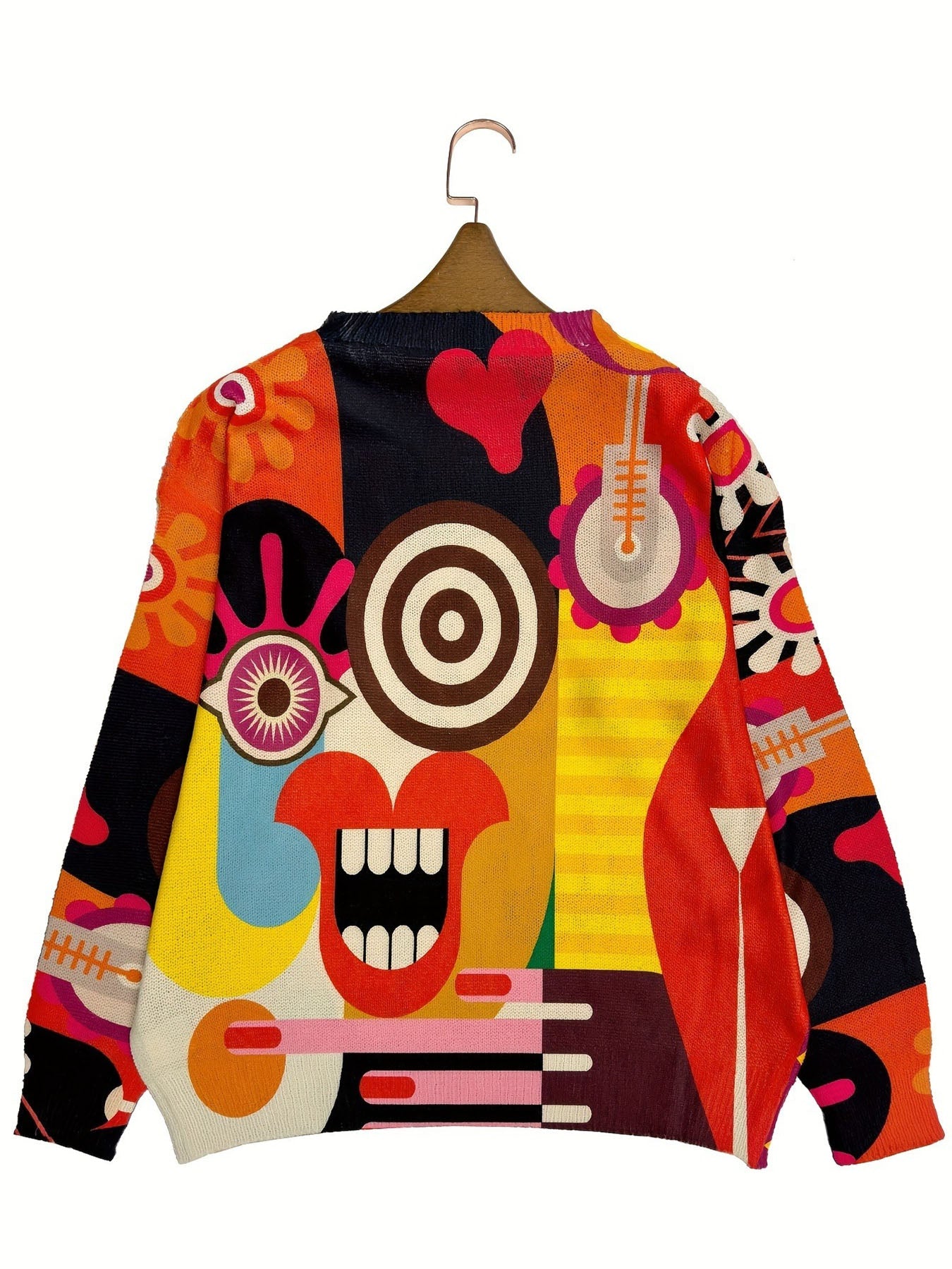 Exaggerated Cartoon Fun Sweater