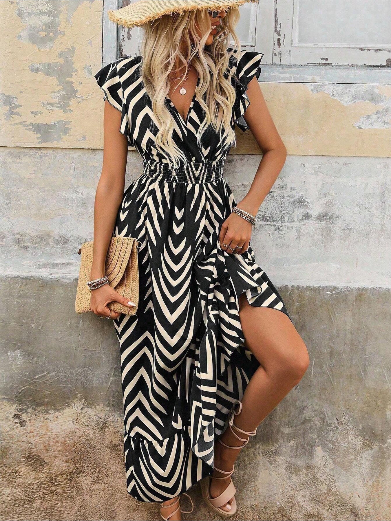 Lariful Boho Style Leisure Dress