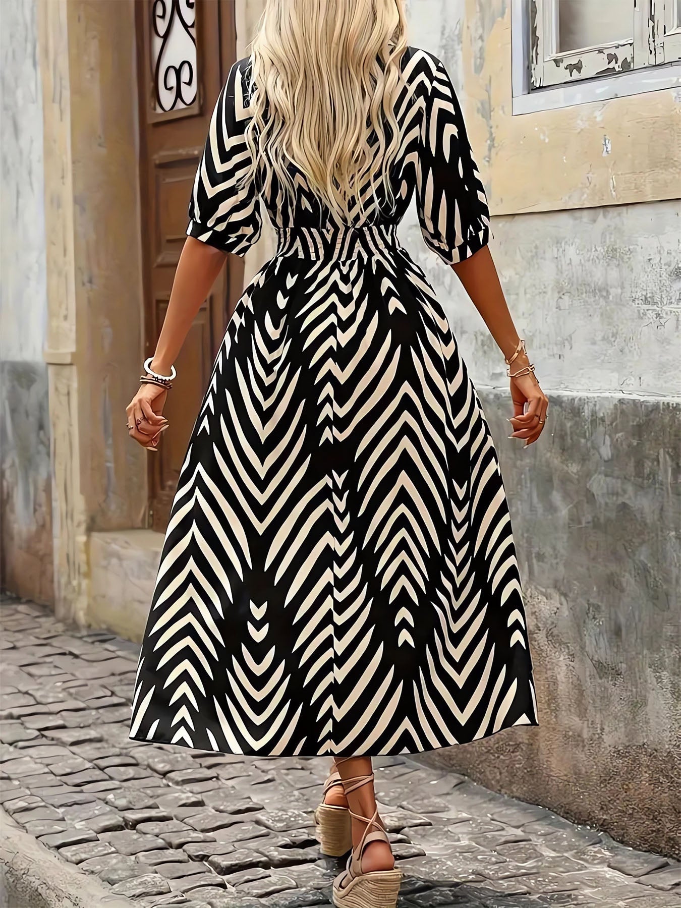 Lariful Tie-dye Maxi Dress